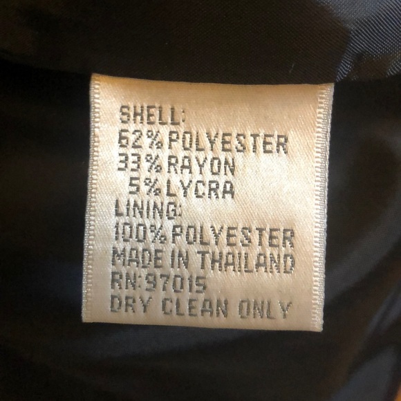 NEW Larry Levine Suit Coat, Black Size 8 - Picture 4 of 9